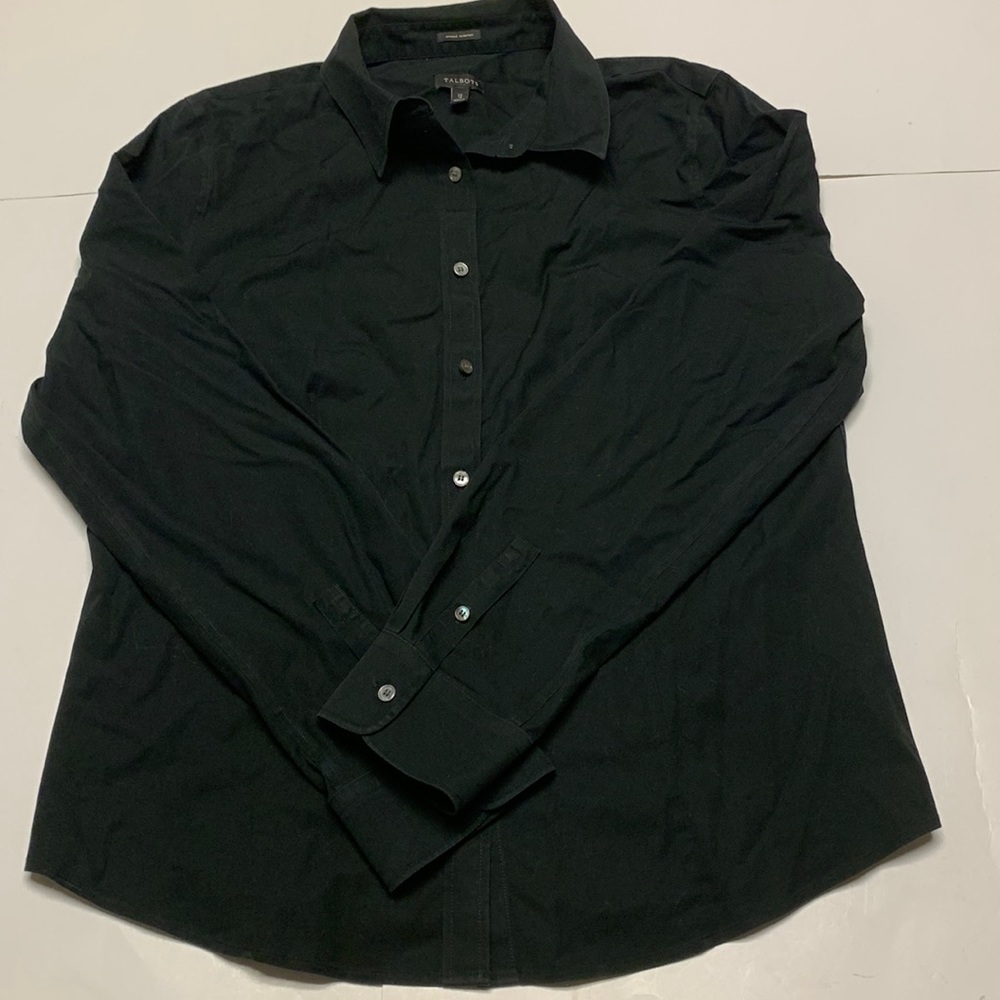 Black Talbots Button Down Shirt